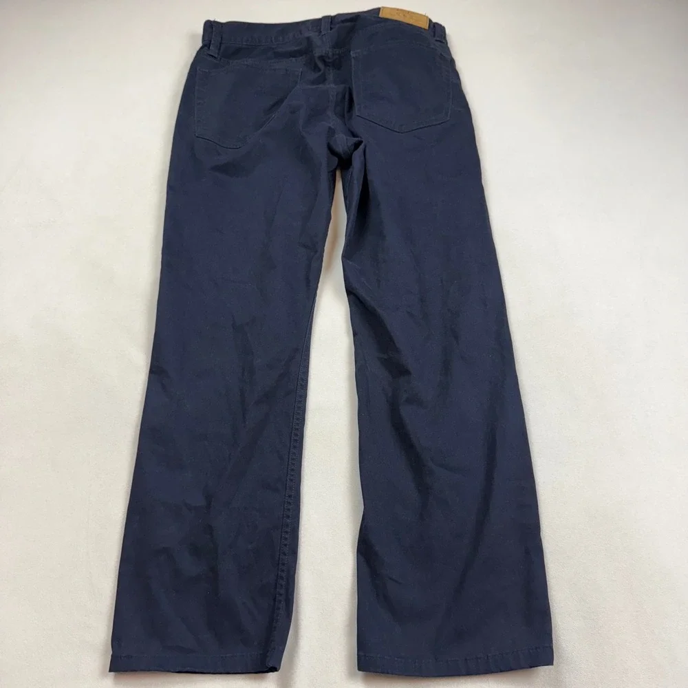 Polo Ralph Lauren Varick Slim Straight Navy Blue Pants Mens 32x30 FLAW